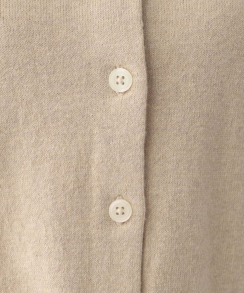 FOUND GOOD（ファウンドグッド）の「綿カシミヤクルーニットカーデ（カーディガン/ボレロ・レディース・レッド系8/ベージュ/グレー系2/ブラック・L/M）」の21枚目の写真