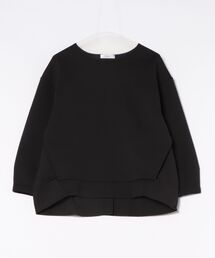 BELLUNA PLUS（ベルーナ）の「バックスリットデザイン異素材プルオーバー（Tシャツ/カットソー）」