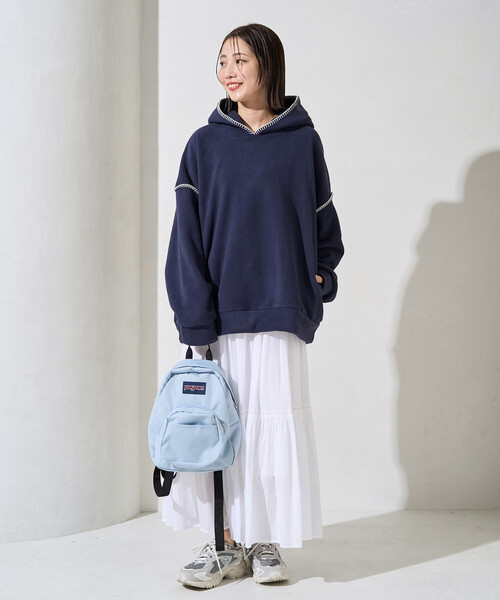 セール】限定展開 ブランケット ステッチ フリース パーカー（パーカー