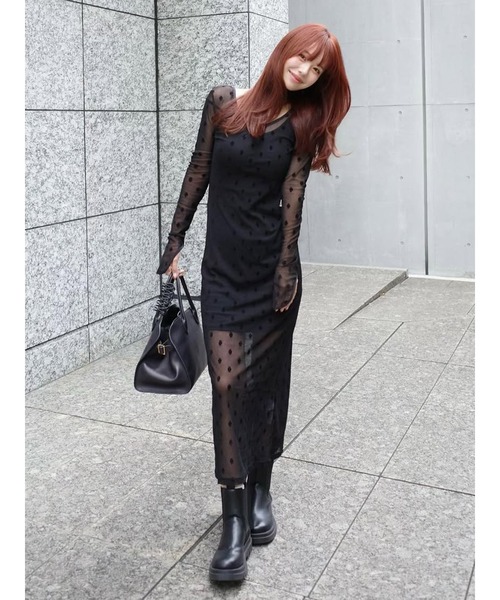 SWAN LAKE Maxi Dress/スワンレイクマキシドレス（ワンピース）｜SORIN