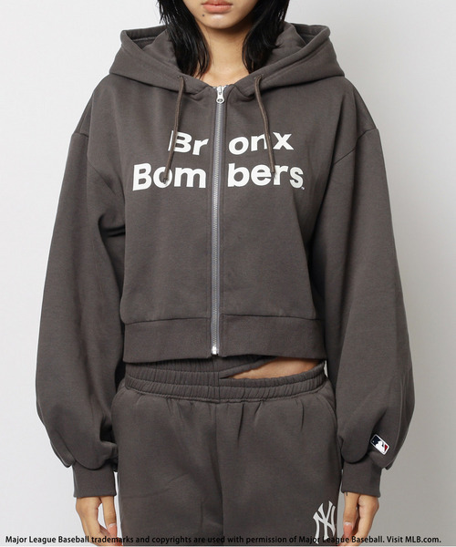 BACK TO THE FIELD（バック トゥー ザ フィールド）の「【MLB】ZIPフーディーセットアップ（セットアップ・レディース・グレー/ピンク/ブラック・FREE）」の17枚目の写真