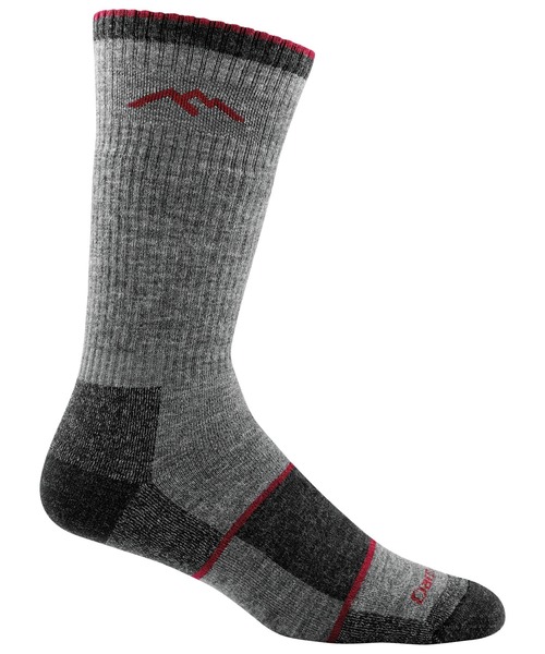 DARN TOUGH VERMONT(ダーンタフバーモント)の「【MADE IN USA】 DARN TOUGH ダーンタフ Ms 1405 ブーツソック フルクッション(ソックス/靴下・メンズ・オフホワイト/チョコ/オリーブ/ブラック/チャコールグレー/インディゴブルー/ブラック系その他/ダークネイビー/ダークブラウン・LARGE/MEDIUM)」の1枚目の写真