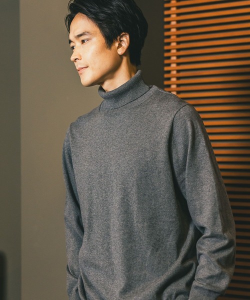 カシミヤブレンドニット/タートルネック/Salon de GW/582028（ニット