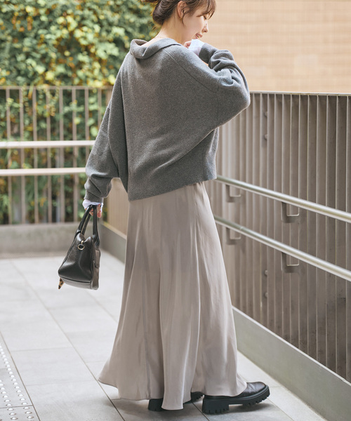 追加》ウォッシャブルキュプラフレアスカート（スカート）｜Spick