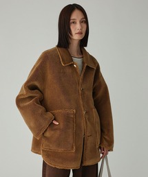 BABYLONE | 【柳橋唯さんYouTube紹介アイテム】リバーシブルムートンジャケット(ブルゾン)