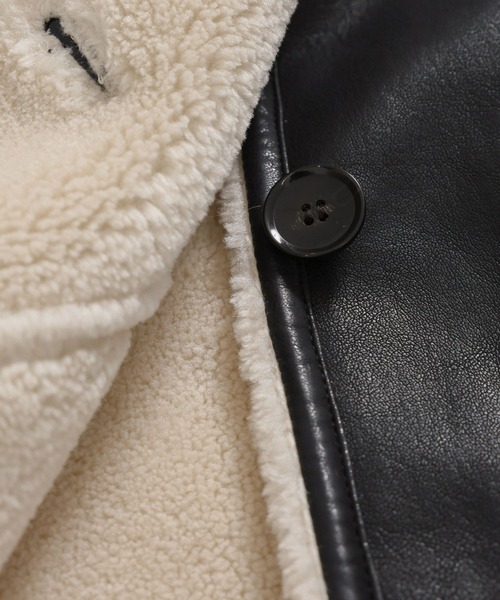 セール】リバーシブルムートンジャケット（ブルゾン）｜BABYLONE