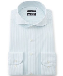 SUIT SELECT（スーツセレクト）の「【スーパーノンアイロン・ストレッチ・速乾】【長袖】【BLACK LINE】ホリゾンタルワイドワイシャツ/「4S」（ビジネスシャツ）」