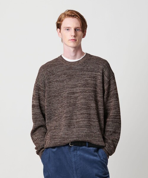 セール】ドロップ ミラノ ミックス クルーネック ニット（ニット