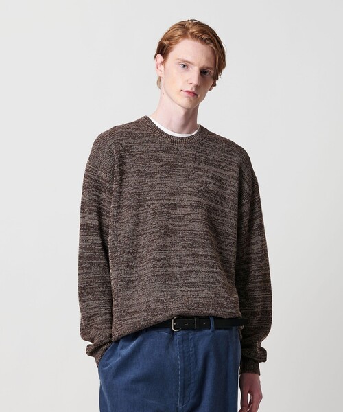 セール】ドロップ ミラノ ミックス クルーネック ニット（ニット
