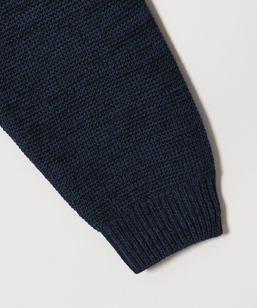 BEAUTY&YOUTH UNITED ARROWS(ビューティーアンドユースユナイテッドアローズ)の「ドロップ ミラノ ミックス クルーネック ニット(ニット/セーター・メンズ・ネイビー/ブラウン系/ライトグレー・S/M/XL/L)」の14枚目の写真