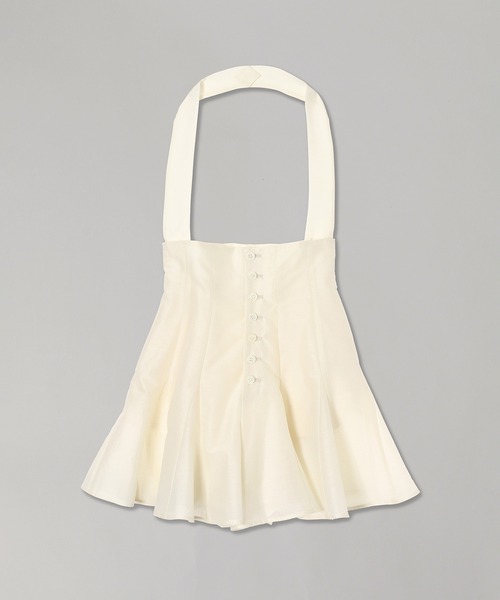 FETICO(フェティコ)の「FETICO PLEATED MINI CULOTTE FTC252-0504(スカート・レディース・ホワイト・1)」の1枚目の写真