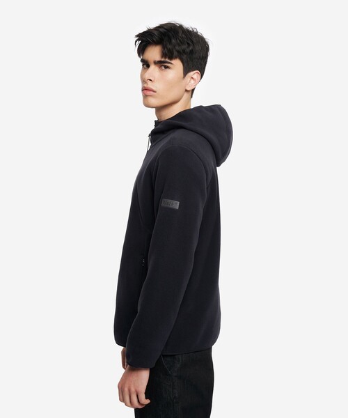 AIGLE（エーグル）の「OLARTEC Classic 200 ポーラーテック フルジップ フリースパーカー（パーカー・メンズ・グレー/ブラック・M/L）」の4枚目の写真