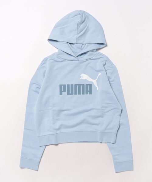 PUMA(プーマ)の「《PUMA》ESS 2 COLOR NO.1 ロゴ ショート レング(パーカー・キッズ・ブラック/ブルー系その他/ピンク・160/150/140/130)」の1枚目の写真