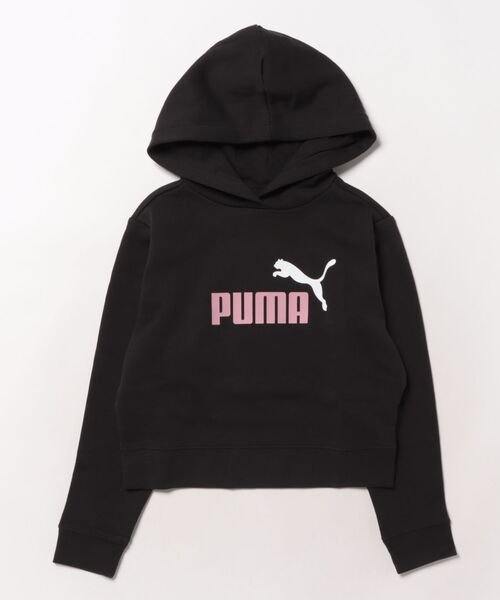 PUMA(プーマ)の「《PUMA》ESS 2 COLOR NO.1 ロゴ ショート レング(パーカー・キッズ・ブラック/ブルー系その他/ピンク・160/150/140/130)」の2枚目の写真