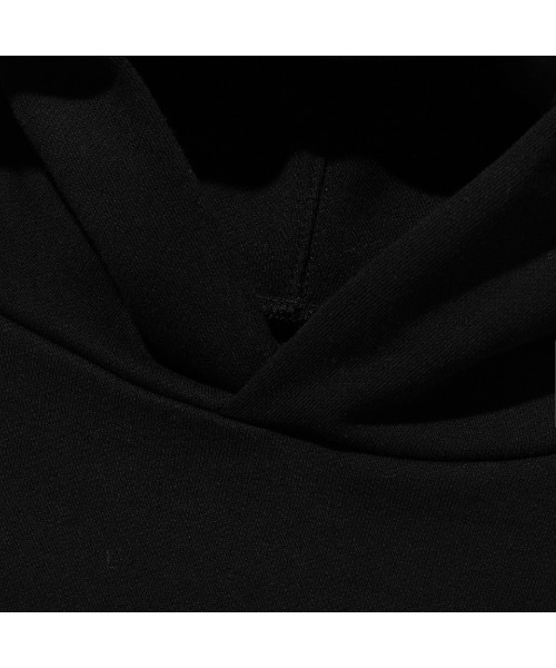 A'GEM/9 × .kom 『KEYMISERY/キーミザリー』 FINGER KEYMISERY LOGO CROP HOODIE/フィンガーロゴデザイン クロップ/短丈 プルオーバーパーカー