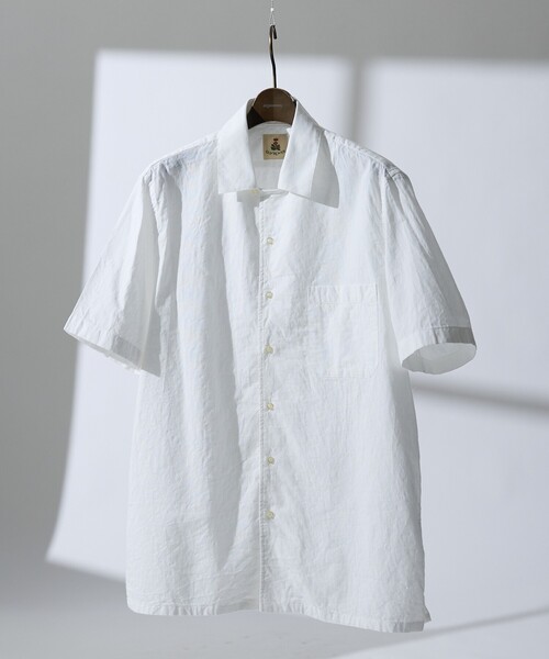 DESIGNWORKS(デザインワークス)の「【GUY ROVER】コットン半袖シャツ 551122(シャツ/ブラウス・メンズ・ホワイト系その他・S/M/L)」の9枚目の写真