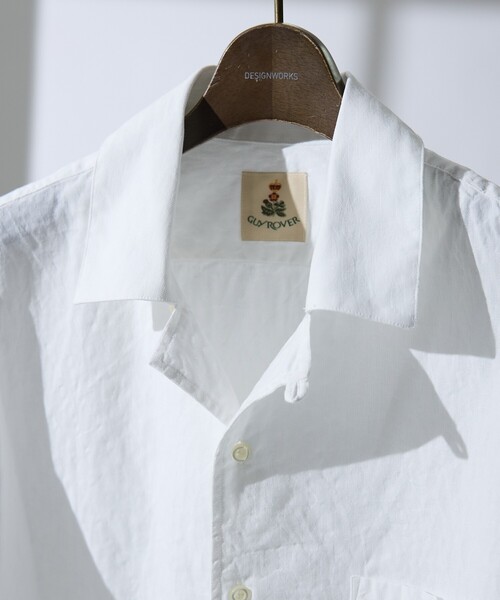 DESIGNWORKS(デザインワークス)の「【GUY ROVER】コットン半袖シャツ 551122(シャツ/ブラウス・メンズ・ホワイト系その他・S/M/L)」の6枚目の写真