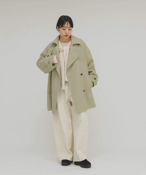 nika　KBF BIGカラーミドルコート KBF｜BIGカラーミドルコート | Rakuten Fashion(楽天ファッション／旧