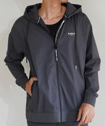 (RM)【LUXE/R GOLF】ストレッチ クロス ジップパーカー