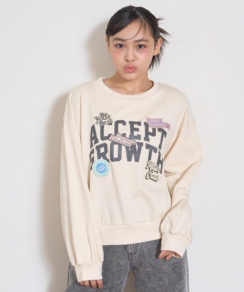 7days】ロゴワッペントレーナー（スウェット）｜LOVETOXIC