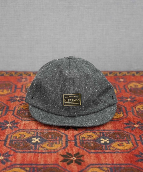 MRFATMAN（ミスターファットマン）の「DENIM  SHORT BRIM CAP（キャップ・メンズ・ブラック・M/L）」の2枚目の写真