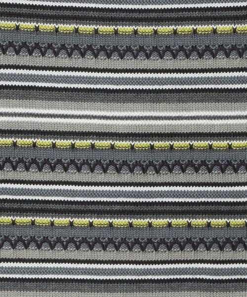 CITEN(シテン)の「<CITEN>ジャカードボーダーロールネックニット(ニット/セーター・メンズ・ライトブルー/グレー系・M/L)」の8枚目の写真