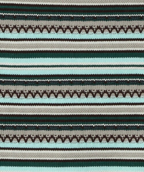 CITEN(シテン)の「<CITEN>ジャカードボーダーロールネックニット(ニット/セーター・メンズ・ライトブルー/グレー系・M/L)」の3枚目の写真