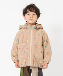 BREEZE(ブリーズ)の2色2柄 総刺繍フード付き中綿ジャケット(ダウンジャケット/コート)