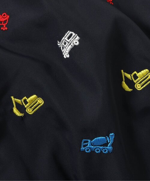 BREEZE（ブリーズ）の「2色2柄 総刺繍フード付き中綿ジャケット（ダウンジャケット/コート・キッズ・ベージュ/ネイビー・110/130/120/100/90/80）」の22枚目の写真