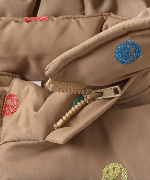 BREEZE（ブリーズ）の「2色2柄 総刺繍フード付き中綿ジャケット（ダウンジャケット/コート・キッズ・ベージュ/ネイビー・110/130/120/100/90/80）」の14枚目の写真