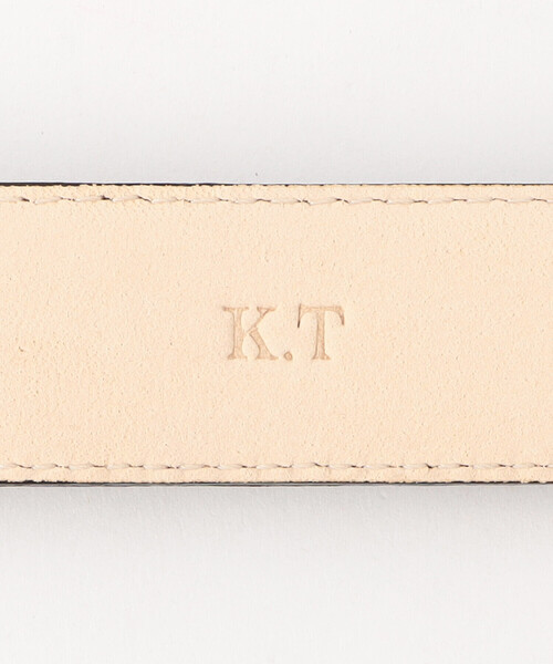 K.T KIYOKO TAKASE（キヨコタカセ）の「25mmストレート パンツベルト（ベルト・レディース・ブラック・9号）」の5枚目の写真
