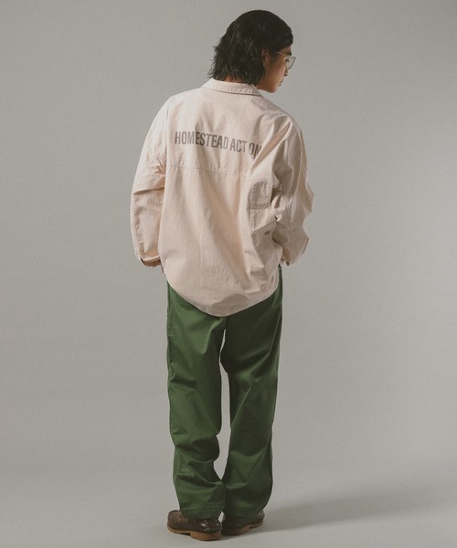 REmastered(リマスタード)の「【REmastered】リメイクライク/デザインシャツ(シャツ/ブラウス・メンズ・オリーブ/その他5・LARGE/MEDIUM)」の7枚目の写真