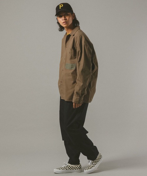 REmastered(リマスタード)の「【REmastered】リメイクライク/デザインシャツ(シャツ/ブラウス・メンズ・オリーブ/その他5・LARGE/MEDIUM)」の18枚目の写真