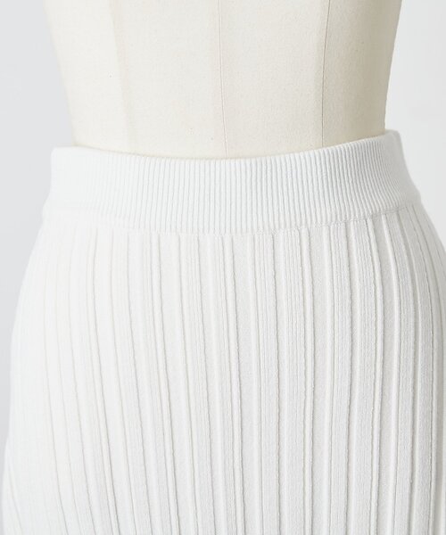 BEARDSLEY(ビアズリー)の「《LEVAR》リブニットスカート(ホワイト)(スカート・レディース・ホワイト・FREE)」の19枚目の写真