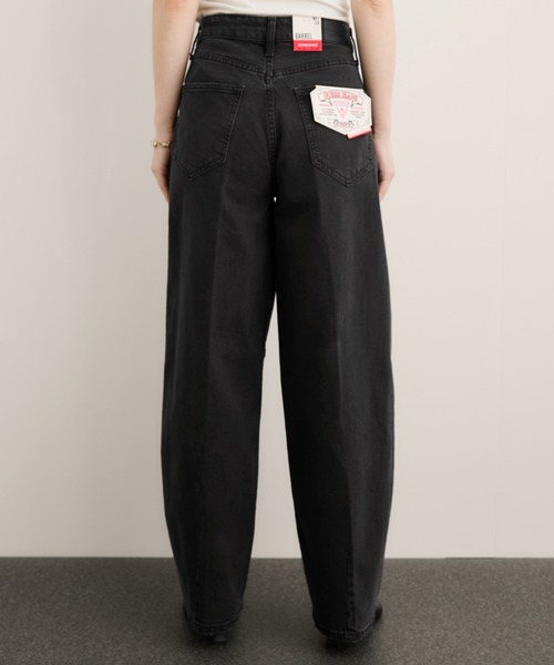 Guess（ゲス）の「【GUESS(ゲス)】BARREL PANTS（デニムパンツ・レディース・ブラック系その他/ブルー系その他5・L/M/S）」の9枚目の写真