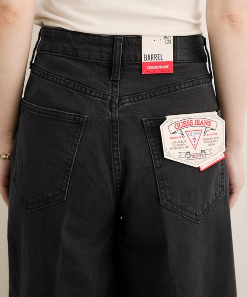 Guess（ゲス）の「【GUESS(ゲス)】BARREL PANTS（デニムパンツ・レディース・ブラック系その他/ブルー系その他5・L/M/S）」の11枚目の写真