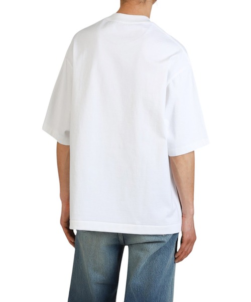 Kaptain Sunshine（キャプテン サンシャイン）の「KAPTAIN SUNSHINE / キャプテンサンシャイン：Suvin Supima Tube Halfsleeve Tee Heavy：KSBSCS02[NOA]（Tシャツ/カットソー・メンズ・ブラック系その他/オフホワイト・40/38/42）」の8枚目の写真