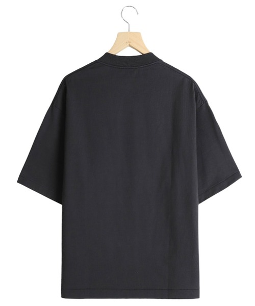 Kaptain Sunshine（キャプテン サンシャイン）の「KAPTAIN SUNSHINE / キャプテンサンシャイン：Suvin Supima Tube Halfsleeve Tee Heavy：KSBSCS02[NOA]（Tシャツ/カットソー・メンズ・ブラック系その他/オフホワイト・40/38/42）」の9枚目の写真