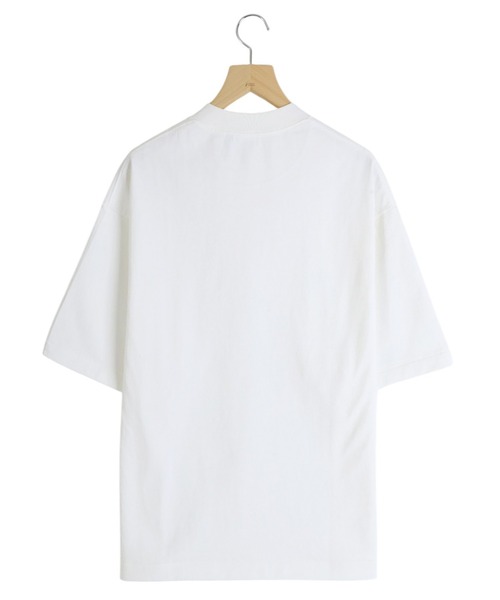Kaptain Sunshine（キャプテン サンシャイン）の「KAPTAIN SUNSHINE / キャプテンサンシャイン：Suvin Supima Tube Halfsleeve Tee Heavy：KSBSCS02[NOA]（Tシャツ/カットソー・メンズ・ブラック系その他/オフホワイト・40/38/42）」の3枚目の写真