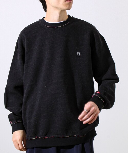 GLOSTER（グロスター）の「【BOY BACK FANCYシリーズ】 スウェットプルオーバー（スウェット・メンズ・ブラック/ライトグレー/キナリ・S/M/L）」の3枚目の写真