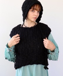 Three Four Time（スリーフォータイム）の「ハンドニットベスト（ベスト）」