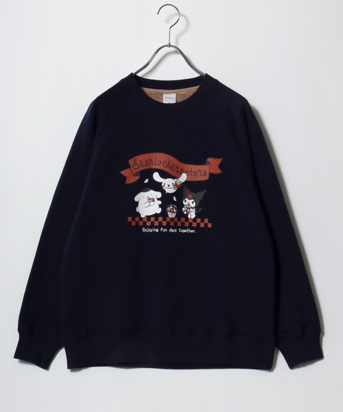 sanrio（サンリオ）の「sanrio（サンリオ）キャラクター プリント裏シャギーボア ラグランスウェットトレーナー  レディース（スウェット・レディース・ホワイト系その他/レッド/グリーン/ネイビー・L/M）」の13枚目の写真