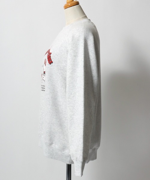 sanrio（サンリオ）の「sanrio（サンリオ）キャラクター プリント裏シャギーボア ラグランスウェットトレーナー  レディース（スウェット・レディース・ホワイト系その他/レッド/グリーン/ネイビー・L/M）」の9枚目の写真