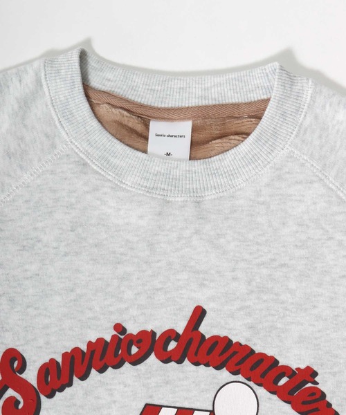 sanrio（サンリオ）の「sanrio（サンリオ）キャラクター プリント裏シャギーボア ラグランスウェットトレーナー  レディース（スウェット・レディース・ホワイト系その他/レッド/グリーン/ネイビー・L/M）」の21枚目の写真