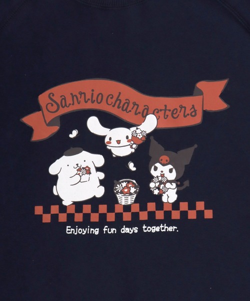 sanrio（サンリオ）の「sanrio（サンリオ）キャラクター プリント裏シャギーボア ラグランスウェットトレーナー  レディース（スウェット・レディース・ホワイト系その他/レッド/グリーン/ネイビー・L/M）」の15枚目の写真