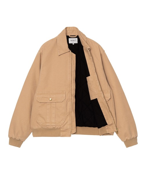 Carhartt WIP(カーハートダブリューアイピー)の「STANTON JACKET(ブルゾン・メンズ・ブラック/ライトブラウン/レッド・MEDIUM/LARGE/SMALL)」の6枚目の写真