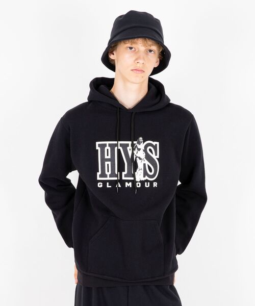 HYSTERIC GLAMOUR(ヒステリックグラマー)の「HYS UNIVERSITY パーカー(パーカー・レディース・ブラック/ブルー/ピンク・SMALL/MEDIUM/LARGE/X-LARGE)」の7枚目の写真