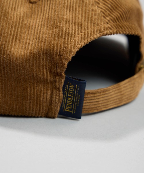 PENDLETON（ペンドルトン）の「【 PENDLETON / ペンドルトン 】コーデュロイロゴ刺繍キャップ（キャップ・メンズ・ブラック/ベージュ・FREE）」の6枚目の写真