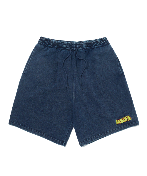 LOGO SWEAT SHORTS (DENIM)