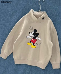 Disney（ディズニー）の「【Disney / ディズニー】キャラクターグラフィック オーバーサイズハイネックスウェット 裏起毛 長袖 キッズ（スウェット）」
